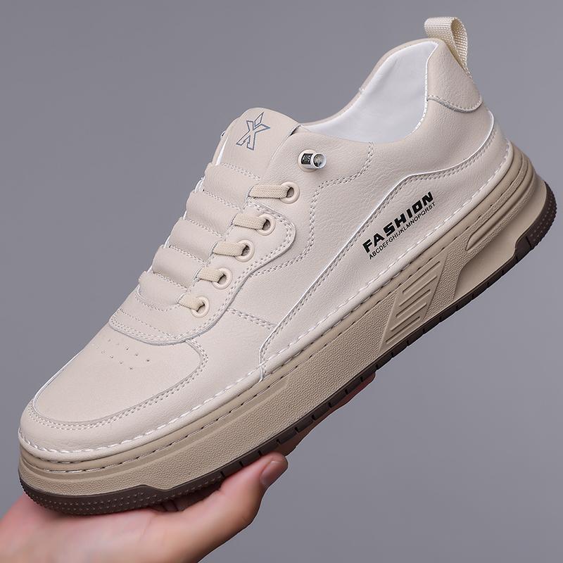 Men's Shoes Versatile Leather Outdoor Daily Oxford Shoes Fashion Luxury Casual Sneakers New Comfort Sports Flats Male Footwear