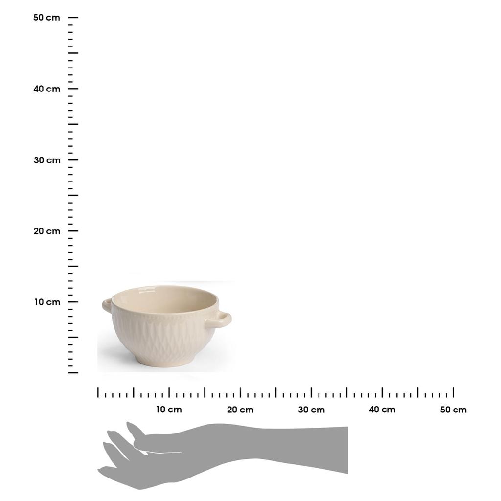 Beige Soup Bowl 650 Ml