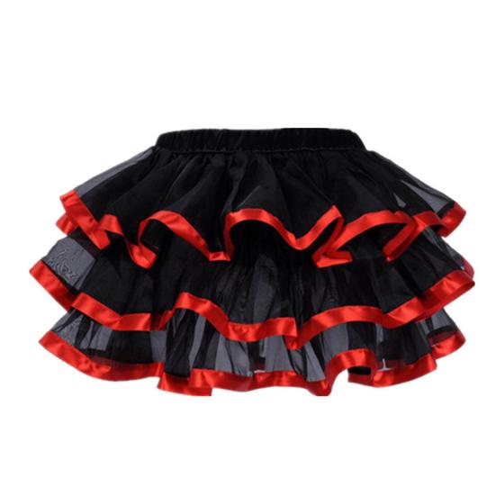 Sada sukně a korzetu pro ženy Květinový korzetový top a sada tylové sukně Sexy šněrovací babydoll kostým pro viktoriánský vintage styl Cosplay párty