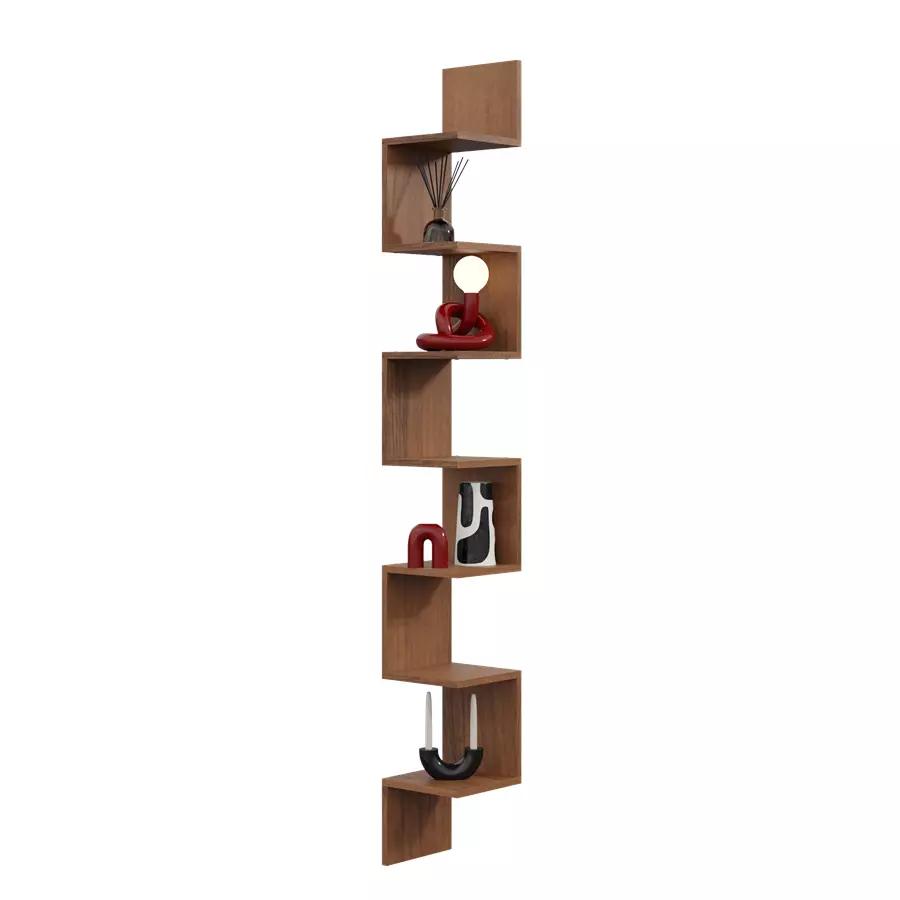 Modern Maxi Hanging Corner Shelf - 202cm Gray