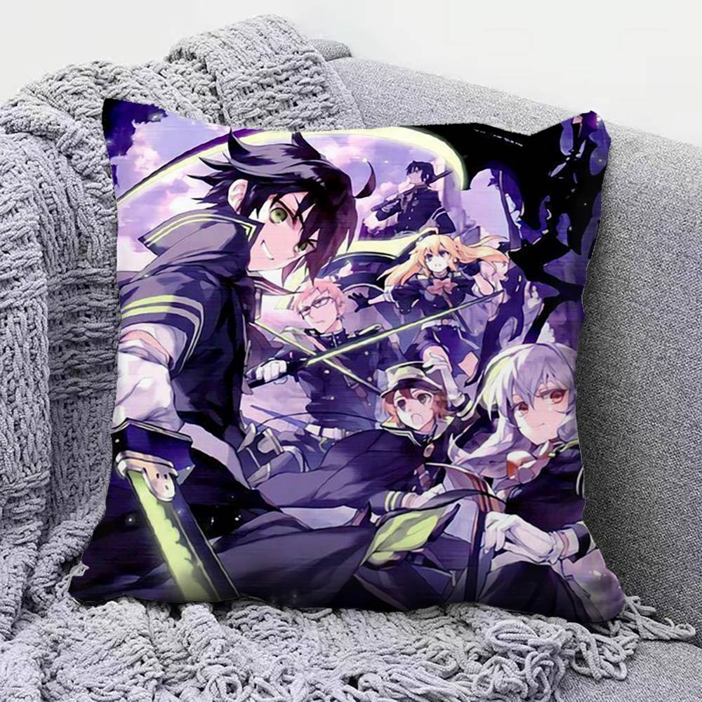 Seraph Of The End Anime Pillow Covers, Home Sofa Cushion Covers And Aecorative Custom