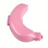 Banana Protector Container, Plastic Box Holder Case, Food Lunch Fruit Storage Box for Outdoor Travel Cute Banana Case