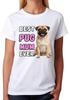 Best Pug Mum Ever Ladies T-Shirt Dog Gift Pet Lover Mother Tee