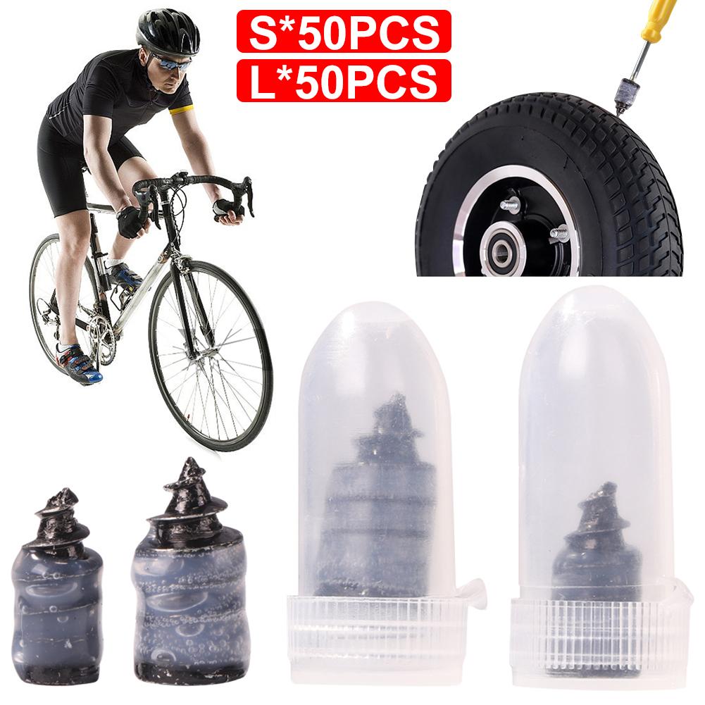 100 Pcs Vacuum Tire Repair Nail Bike Tire Puncture Repair Nail Tire Repair Tool Universal Rubber Nails Bike Tire Nail Kit