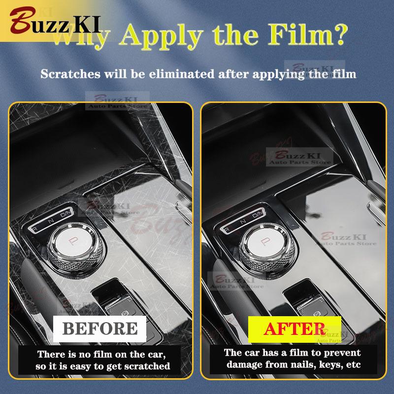 For 2025 2026 Geely Monjaro Xingyue L TPU Navigation Gear Pre Cut Car Interior Repair Protective Film Anti-scratch Sticker