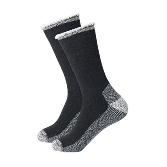 1 Pair Unisex Winter Socks Mid-tube Wool Socks for Hiking Sports Machine