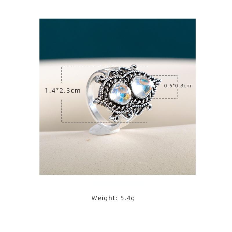 BELLA BOX Vintage Rings For Women Wedding Engagement Party Jewelry