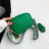 Trendy Korean Style Small Square Purse For Women With Soft Pu Material