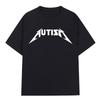 Autismo Metal Rock Meme T-shirt Uomo Donna Moda Hip Hop Manica Corta T-shirt Oversize 100% Cotone Comode T-shirt Streetwear