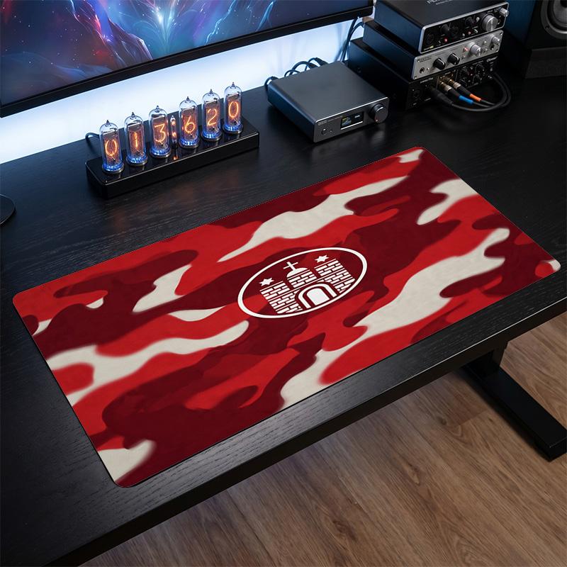FC St. Pauli Football Print Large Mouse Pad, Anti-Slip Extended Gaming Desk Mat for Office Home