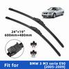 Pióra wycieraczek do BMW 3 M3 serii E90 2005-2009 Przednie Pióro wycieraczki z podwójnym gumowym paskiem Pióra wycieraczek Szyba przednia Akcesoria do okien