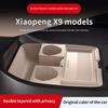 Geeignet für Xpeng X9 Mittelkonsolen-Aufbewahrungsbox Armlehnenbox Untere Aufbewahrungsbox Dekorative Zubehör-Aufbewahrungsbox