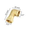 Swivel Joint 1/2" Internal Thread/external Thread 90 Degree Brass Elbow Pipe Fitting Connector Joint for Water Fuel Adapter