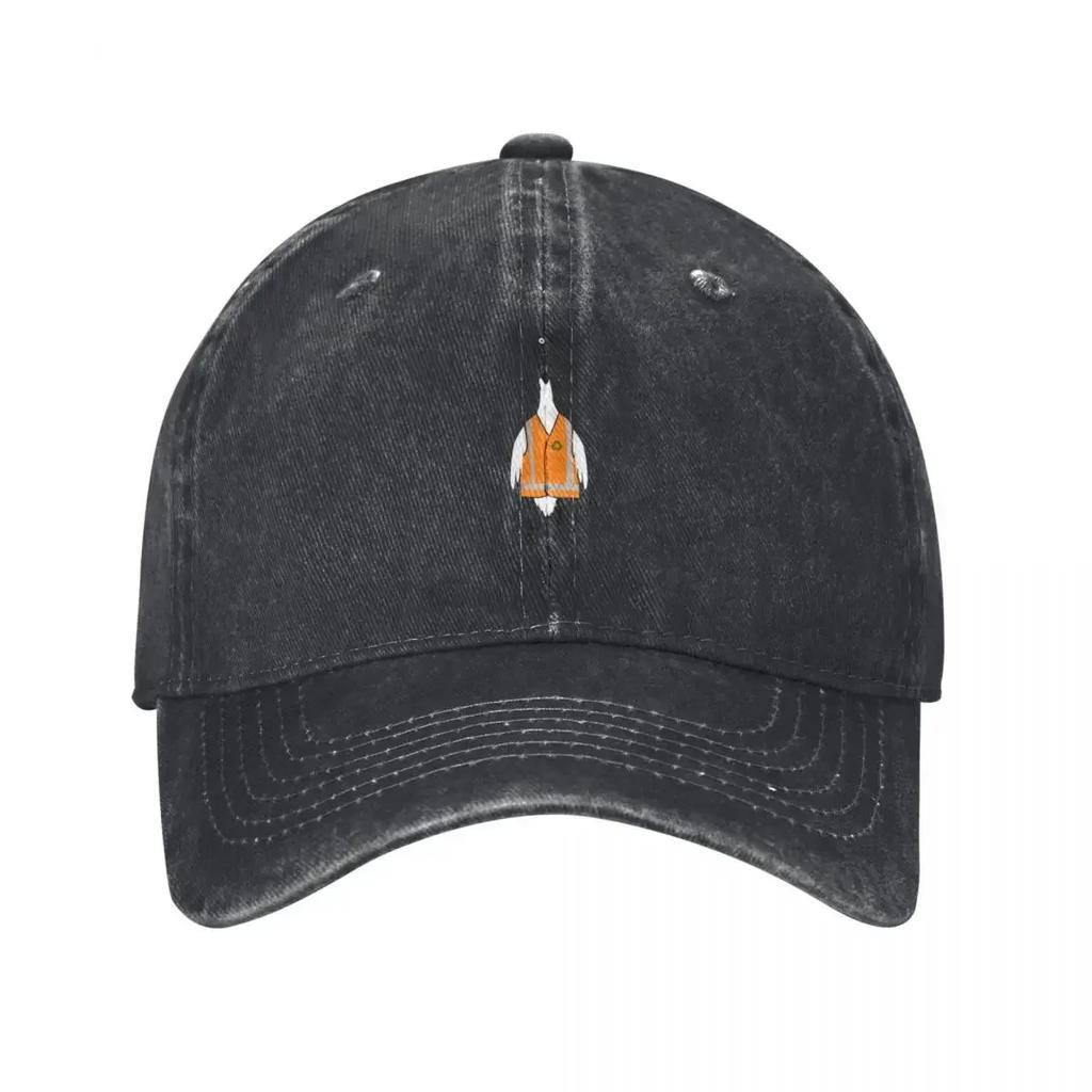 Bin Chicken Müllsammler auf Schwarzer Baseballkappe Anime Unisex Hut Sportkappe Derby Hut Mädchen Unisex