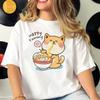 Shiba Inu Tee Women Athleisure Harajuku Summer Tshirt Girl Anime Clothing T-shirts for Women My Body My Choice Women Clothes