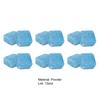 Lot de 12 comprimés de nettoyage pour toilettes, forte décontamination, rafraîchissant, soluble dans l'air, comprimés effervescents pour toilettes, agent de dragage pour hôtel