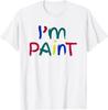 I Heart Love To Finger Paint I'm Paint Cute Couple Valentine T-Shirt