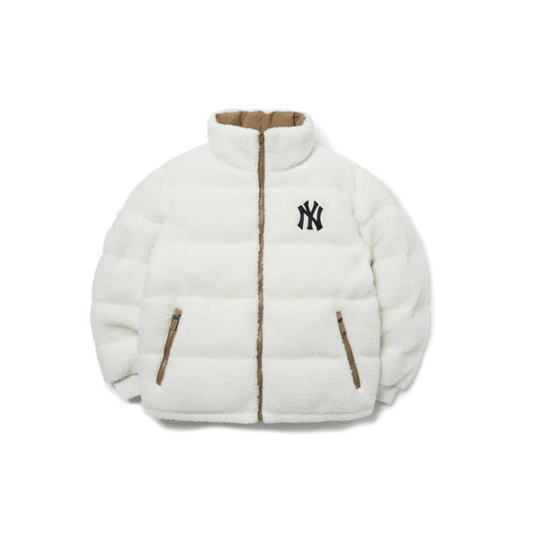 MLB Down Jacket Winter, Short Unisex White 3ADJR0116-50CRS