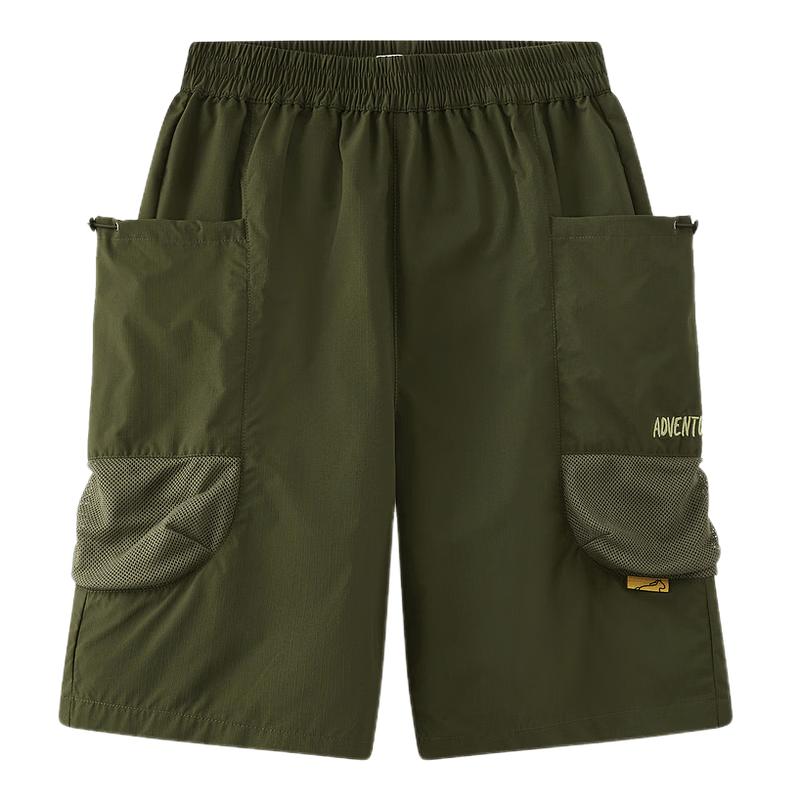 MQD Boys' Lightweight 5-Point Quick-Dry Casual Shorts