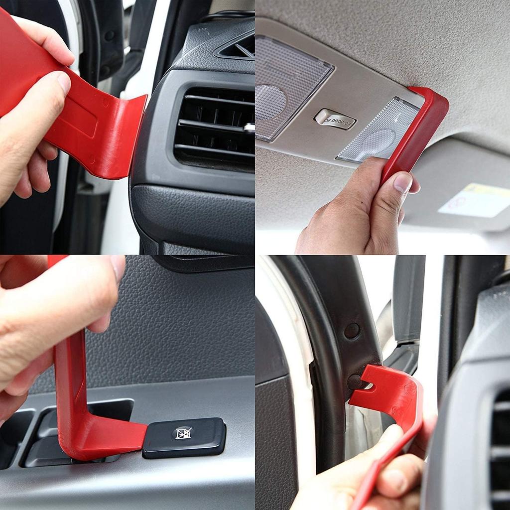 8 Pieces Disassembly Door Trim Release Tool for Car Audio Dash Door Panel Window Shape Tool Kit