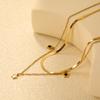 Fashion Korean Version INS Stainless Steel Gold-plated Double Necklace Star Pendant Nnecklace for Girls Design Gift Jewelry
