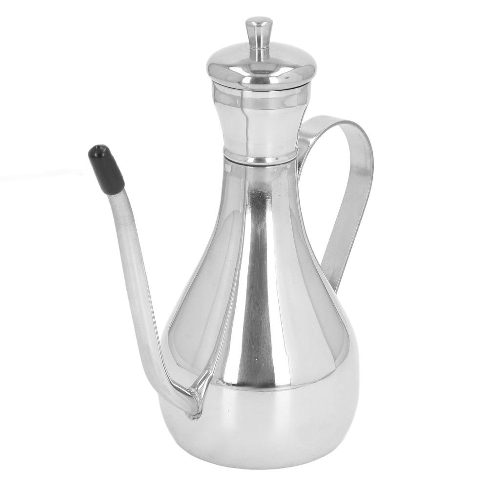 350ml/500ml Olive Oil Dispenser 304 Stainless Steel Oil Can Container Restaurant Use
