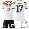 2026 World Cup Germany Football Jersey for Kids and Adults WIRTZ #17