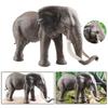 Wild Large Elephant Figurine Realistic Plastic Mini Animal Statue Handmade Elephant Desktop Ornament Children Cognitive Toys