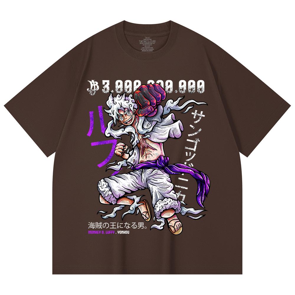 230 Gsm 100% Cotton One Piece V3 Sun God Nika Print Unisex Heavy Cotton T Shirt