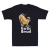 Garlic Bread Skeleton Funny Skull Hold Bread Graphic Quote Vintage Men's T-Shirt