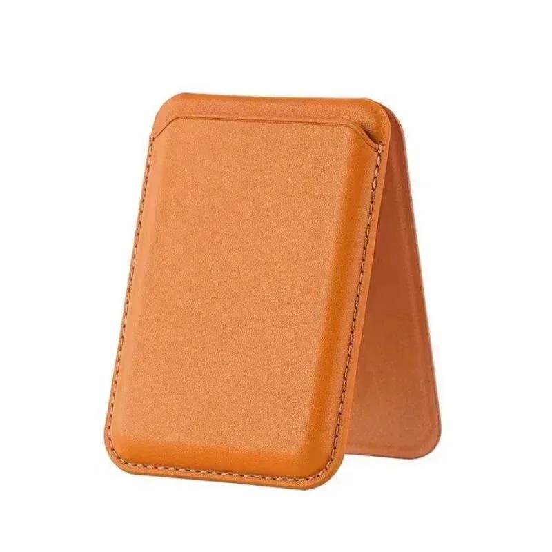 2 In 1 Strong Magnetic Leather Wallet With Hide Stand Case For Magsafe For iPhone 15PM 14 13 Pro Max Mag Safe Card Holder Pocket Cover