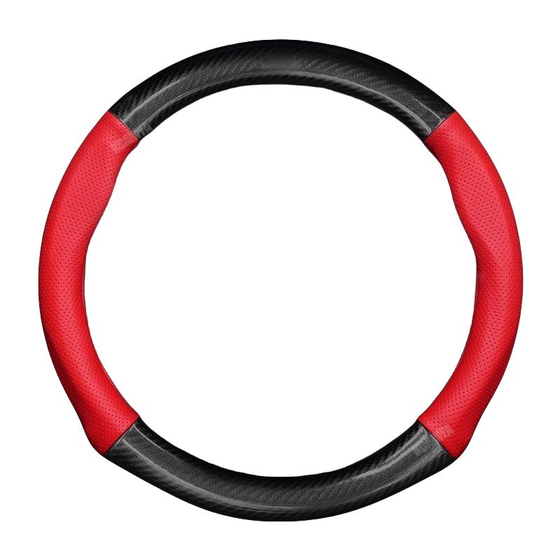 Husa din piele și fibră de carbon pentru volanul mașinii Pentru Mazda 3 5 6 SKYACTIV Axela Atenza CX30 CX5 CX8 CX9 MX5 RX8 RX7 BT50 Accesorii