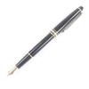 Excellent MONTBLANC Fountain Pen Meisterstck Classic Cap Type Black Gold 14K Used
