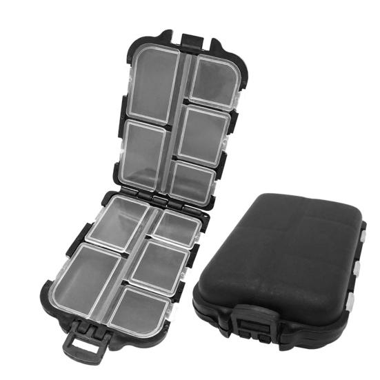 Wear-resistant Fishing Tackle Box Waterproof Lightweight Multi Grids Fishing Storage Box Outdoor Supplies