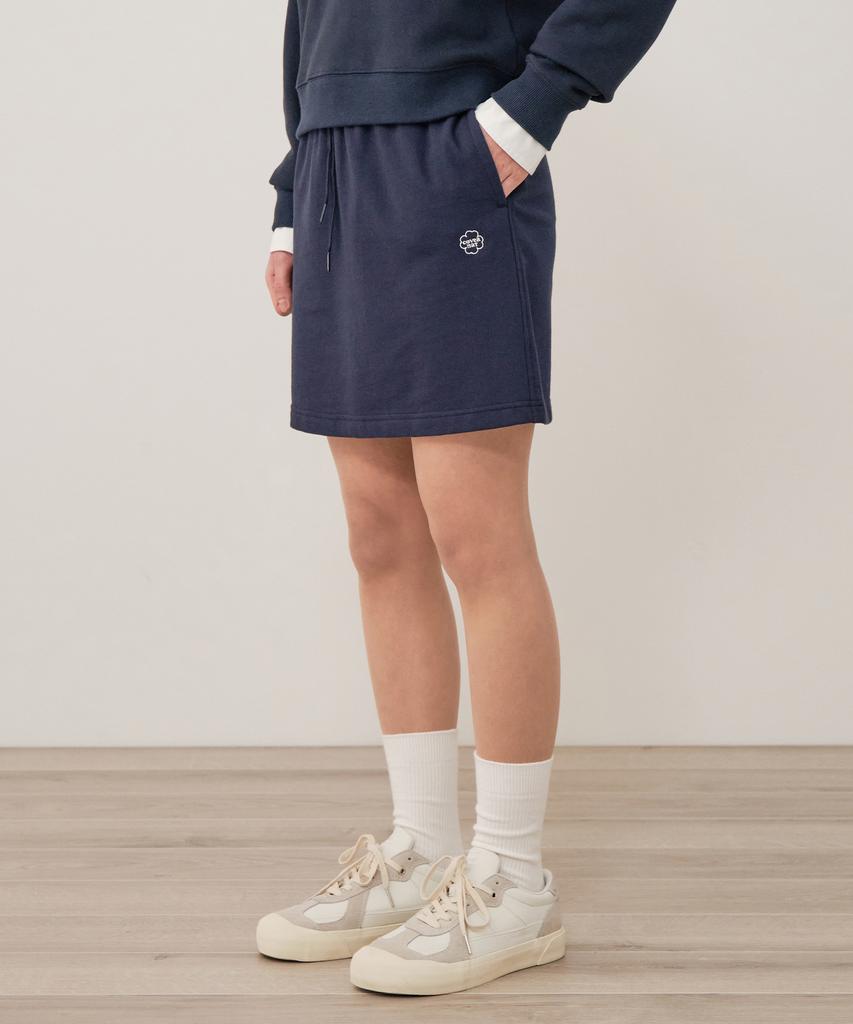 Covernat Woman Sweat Skirt Navy