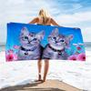 Ultra Absorbent Quick Dry Microfiber Beach Towel With Large Floral Print 70x140cm Portable Bath Pool Travel