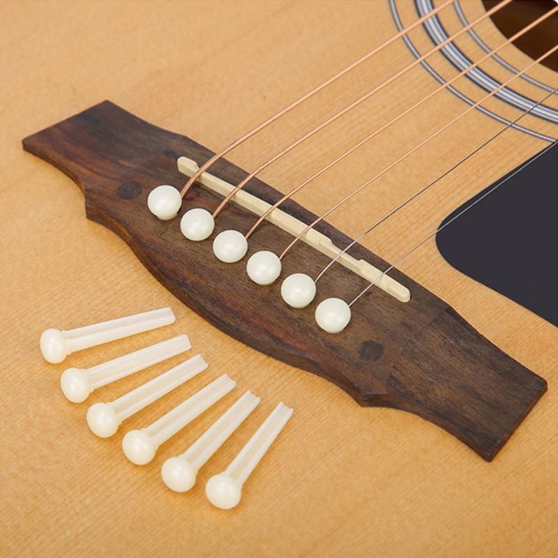 Clavijas de Puente para Guitarra Acústica con Set de Extractor de Clavijas de Puente Clavijas de Puente para Guitarra Bajo Instrumentos de Cuerda Extractor de Clavos de Cuerda