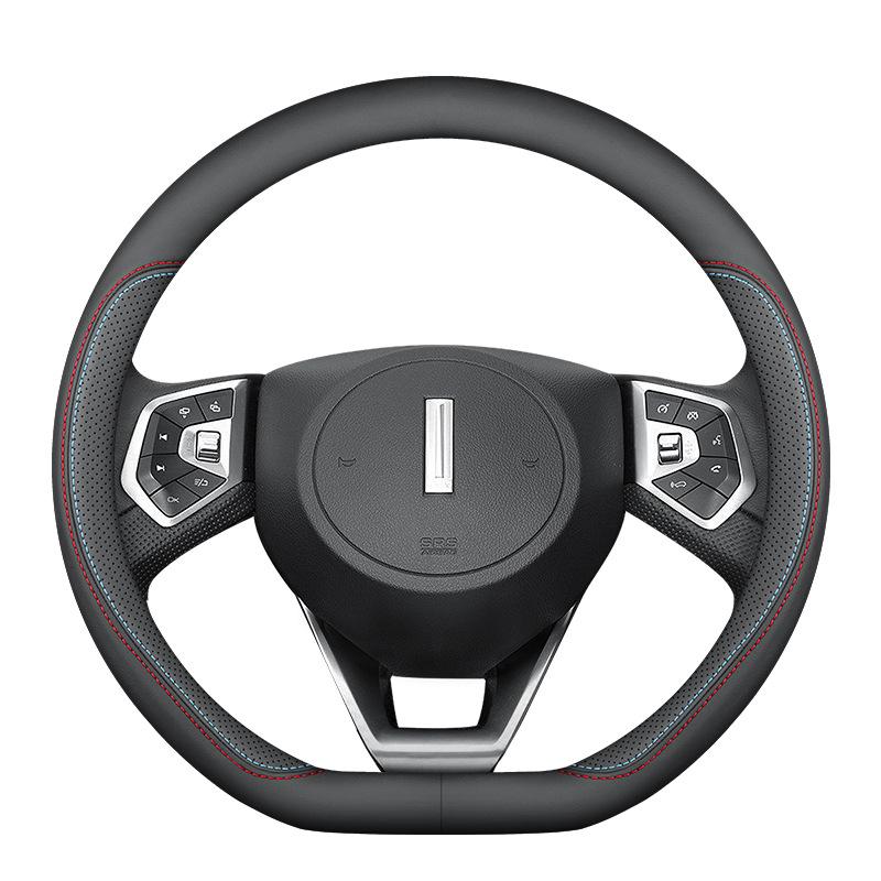 Premium Leather Steering Wheel Cover for Great Wall WEY VV7S/P8/VV5S/VV6 Tank 300 GT