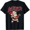 Sleigher Santa Claus Metal Christmas Funny Hail Santa T-Shirt
