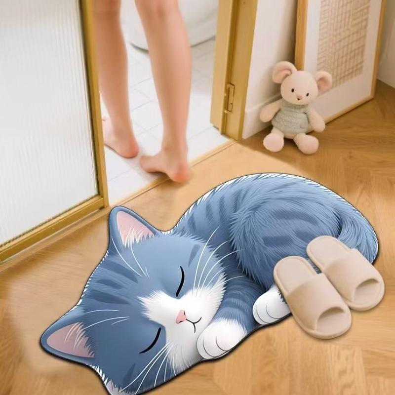Kattendesign Antislip Vloermat voor Woonkamer, Badkamer en Keuken