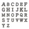 2Pcs Convenient Clothes Patch Easy Use Fabric Iron On Alphabet Clothing Repair Patch for Home