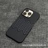 Applicable To iPhone11promax Half Pack Carbon Fiber Pattern Magnetic Mobile Phone Case Apple 11 Ultra-thin PC Anti-drop Sheath