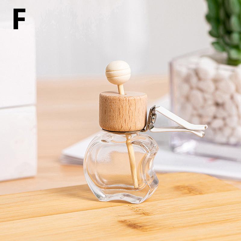 1Pc Car Air Outlet Freshener Diffuser Bottle Clip Perfume Empty Bottle Pendant Essential Oil Car Fragrance Hanging Ornament