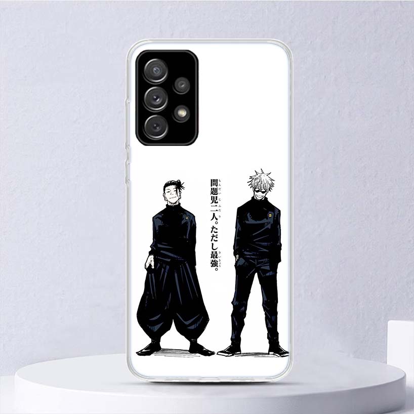 Schwarz Weiß Kaisen J-Jujutsu Weiche Hülle Für Samsung Galaxy A16 A15 A14 A13 A56 A55 A54 A53 Handyhülle A26 A36 A25 A35 A24 A34 A2
