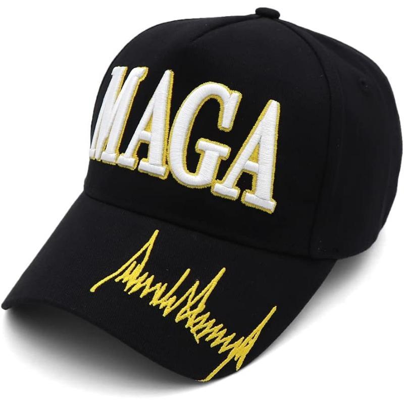 Trump Hat 2024 MAGA Hat Make America Great Again Donald Trump Slogan with USA Flag Cap Trump Merchandise Gift for Woman Men