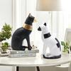 Modern Minimalist Plaid Cat Home Fine Living Room Decoration Home Decoration Good Things Resin Crafts Housewarming Gift