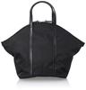 Tote Bag Nylon X Cowhide Round Tote Bag 2353111311 Black [Cuco] Women's (210)