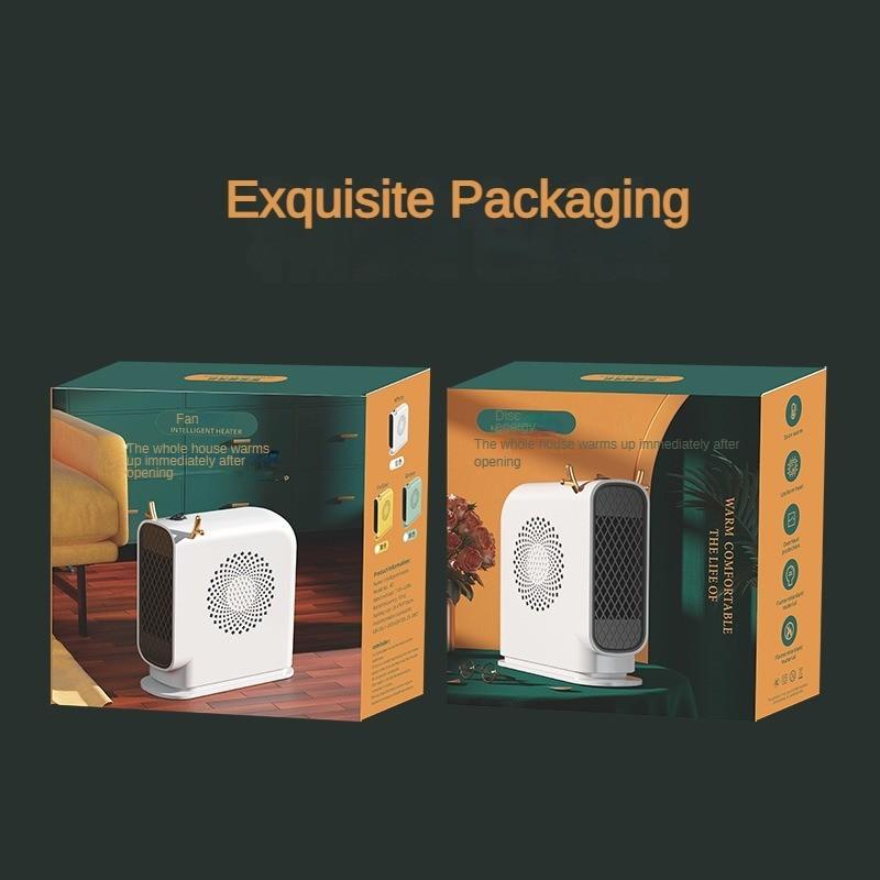 500W Constant Temperature Office Space Air Heater Fast Heating Winter Instant Heating Fan New Desktop Electric Heater