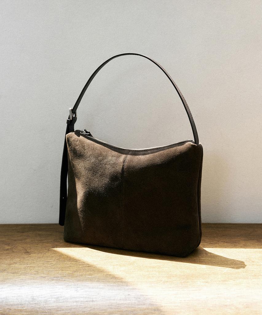 Andneeds Suede Shoulder Bag (Brown)