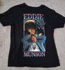 T-shirt Stranger Things Eddie Munson - Maglietta Commemorativa - Taglia PICCOLA Unisex Nera